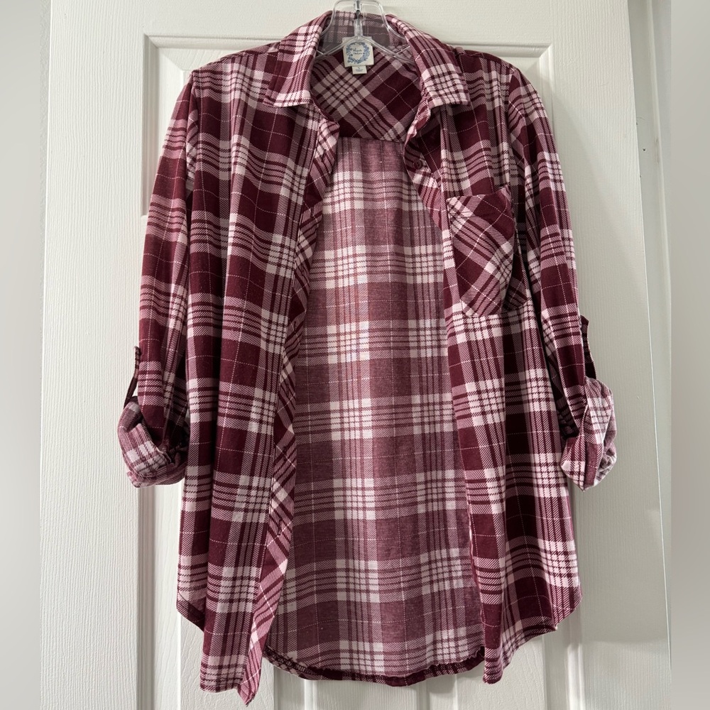 Blue Rain Flannel Shirt from Francesca’s